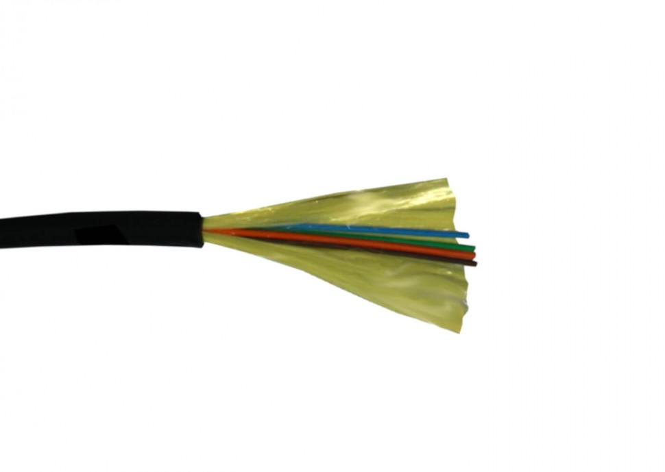 Кабель волоконно-оптический 4 (SМ - 9/125), наружный, PE, черный, 2000м РАСПРОДАЖА