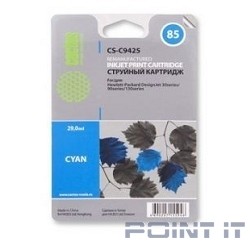 CACTUS C9425 Картридж струйный CS-C9425 №85 голубой для HP DJ 30/130 (29мл)