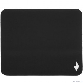 Коврик для мыши Gembird MP-BLACK-S, чёрный, размеры 220*180*2мм, ткань+резина, черный