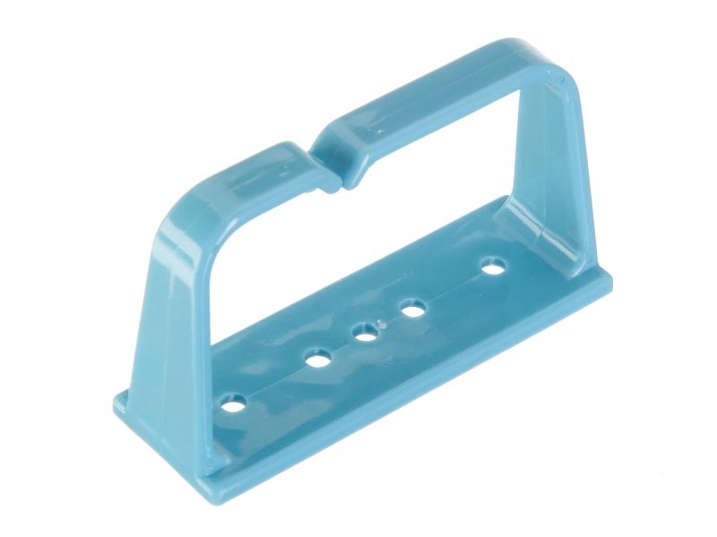 Кабельный органайзер кольцевой, 1 пластик. кольцо, синий