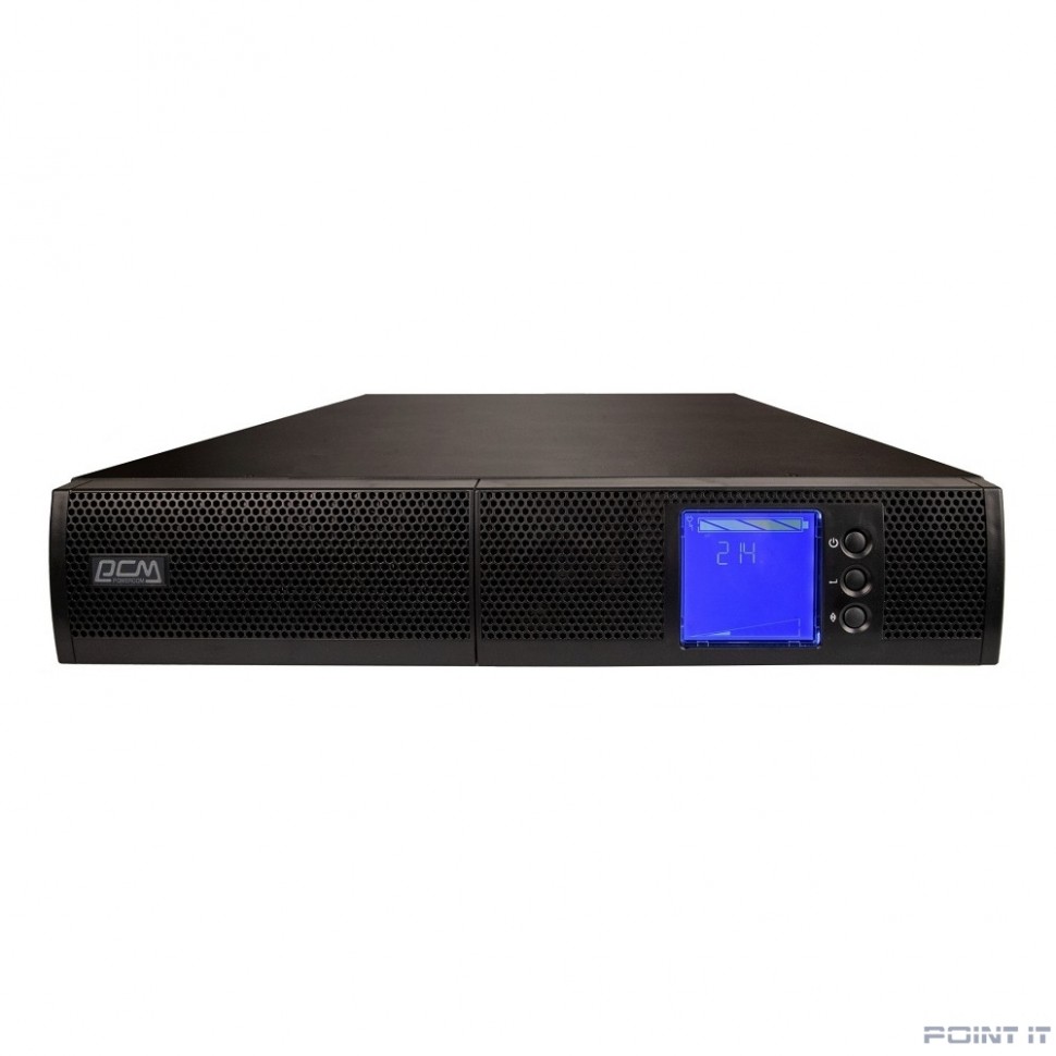 UPS PowerCom SENTINEL SNT-3000 {On-Line, 3000VA / 3000W, Rack/Tower, IEC, LCD, RS-232/USB, SmartSlot}