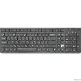 Беспроводная клавиатура ULTRAMATE SM-535 RU BLACK 45535 DEFENDER