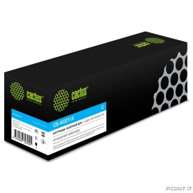 Картридж лазерный Cactus CS-W2211X голубой (2450стр.) для HP M255/MFP M282/M283