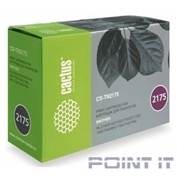 CACTUS TN-2175 Картридж (CS-TN2175S) для HL-2140/2150/2170,DCP-7030/7045,MFC-7320/7440/7840,черный  