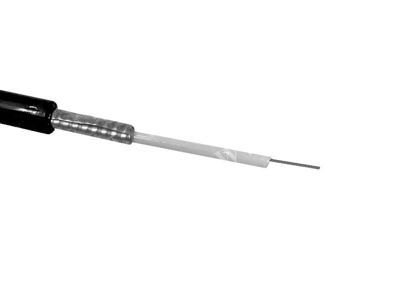 Кабель волоконно-оптический 4 (SМ - 9/125), наружный, бронированный, PE, черный, 2000м