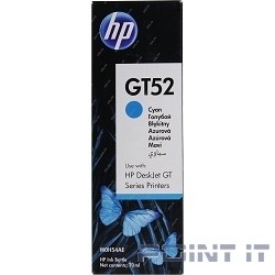 HP M0H54AE Чернила  GT52 Голубой {GT5810/5820 (8000 стр) (70 мл)}