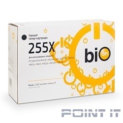 Bion CE255X Картридж для HP  LaserJet P3015, черный, 12500 стр.  [Бион]