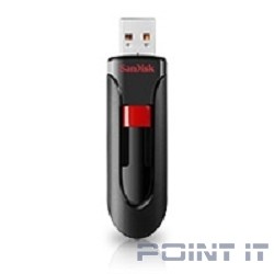 SanDisk USB Drive 64Gb Cruzer Glide SDCZ60-064G-B35 {USB2.0, Black/Red}  
