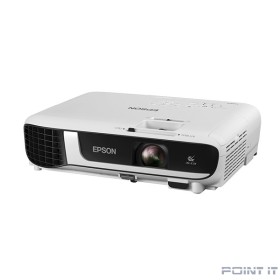 Проектор Epson EB-W52 white Проектор {LCD, 1280x800, 4000Lm, 1,49-1,72:1, 16000:1, VGA, HDMI, Composite, USB-A, USB-B} [V11HA02053]