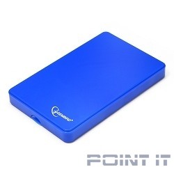 Gembird EE2-U2S-40P-B Внешний корпус 2.5&quot; Gembird EE2-U2S-40P-B, синий, USB 2.0, SATA, пластик