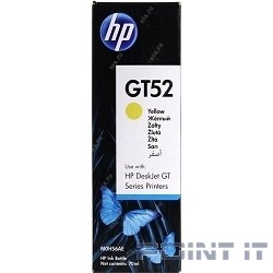 HP M0H56AE Чернила  GT52 Желтый {(GT5810/5820 8000 стр) (70 мл)}
