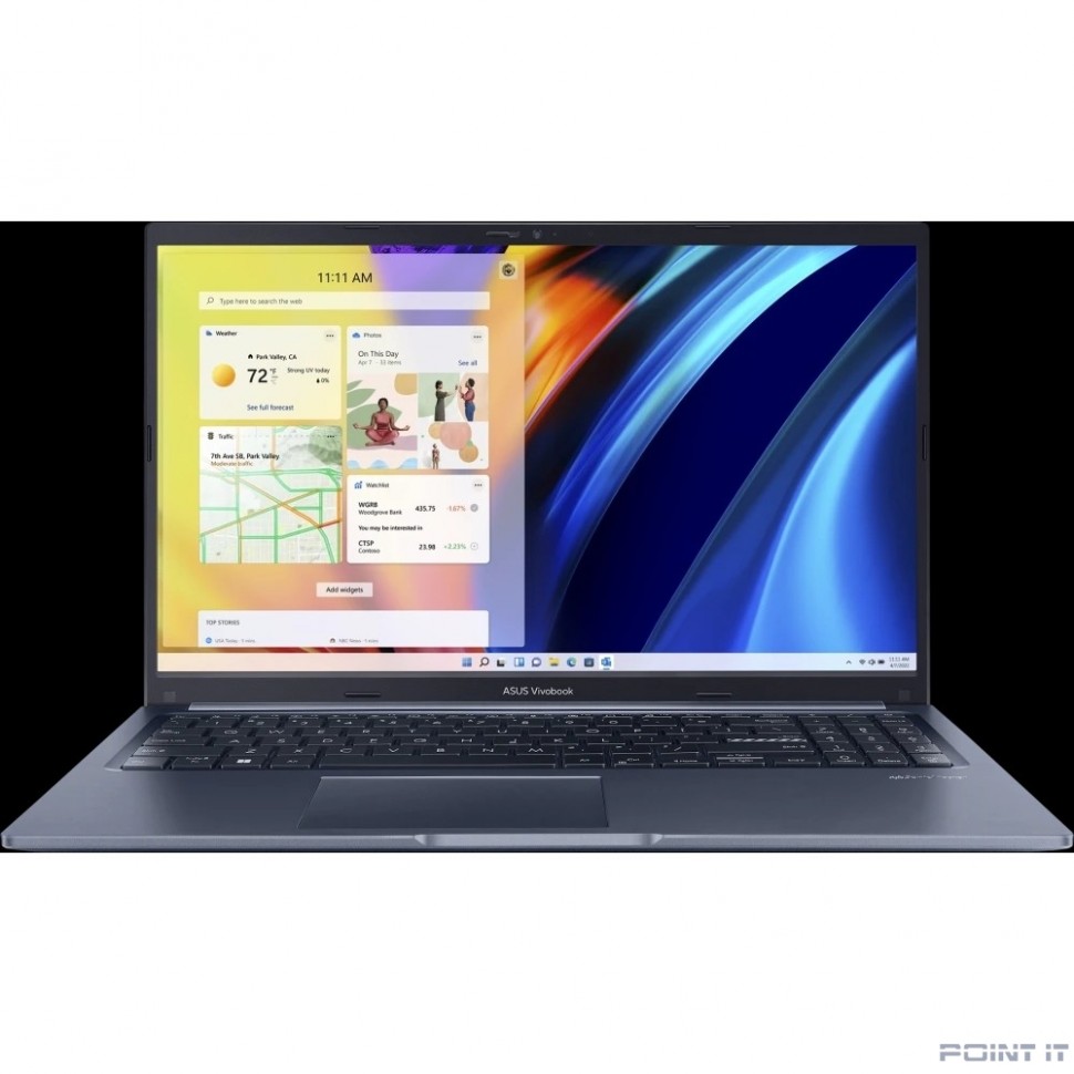 Ноутбук ASUS Vivobook 15 X1502VA-BQ924 [90NB10T1-M01890] Blue 15.6" {FHD i7 13620H/ 16Gb /SSD512Gb /Intel Iris Xe/noOs}