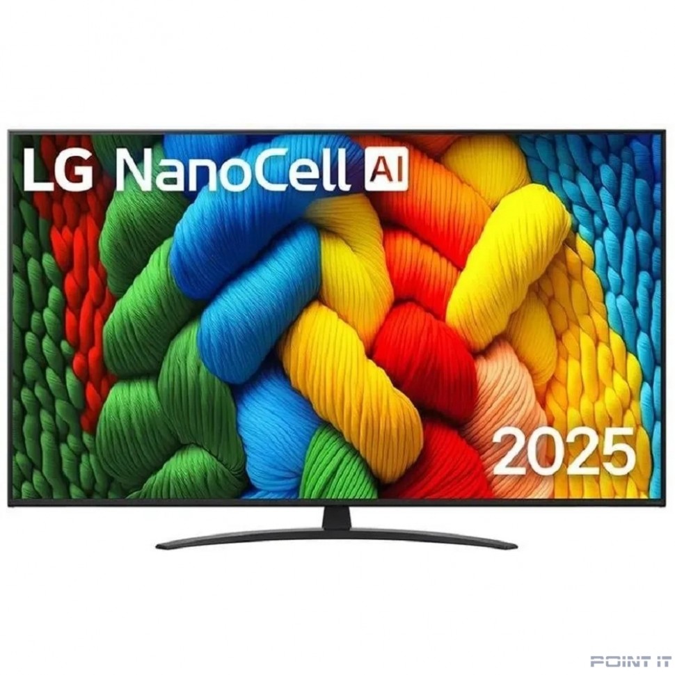 LG 65" 65NANO81A6A.ARUG черный {Ultra HD 60Hz DVB-T DVB-T2 DVB-C DVB-S DVB-S2 USB WiFi Smart TV}