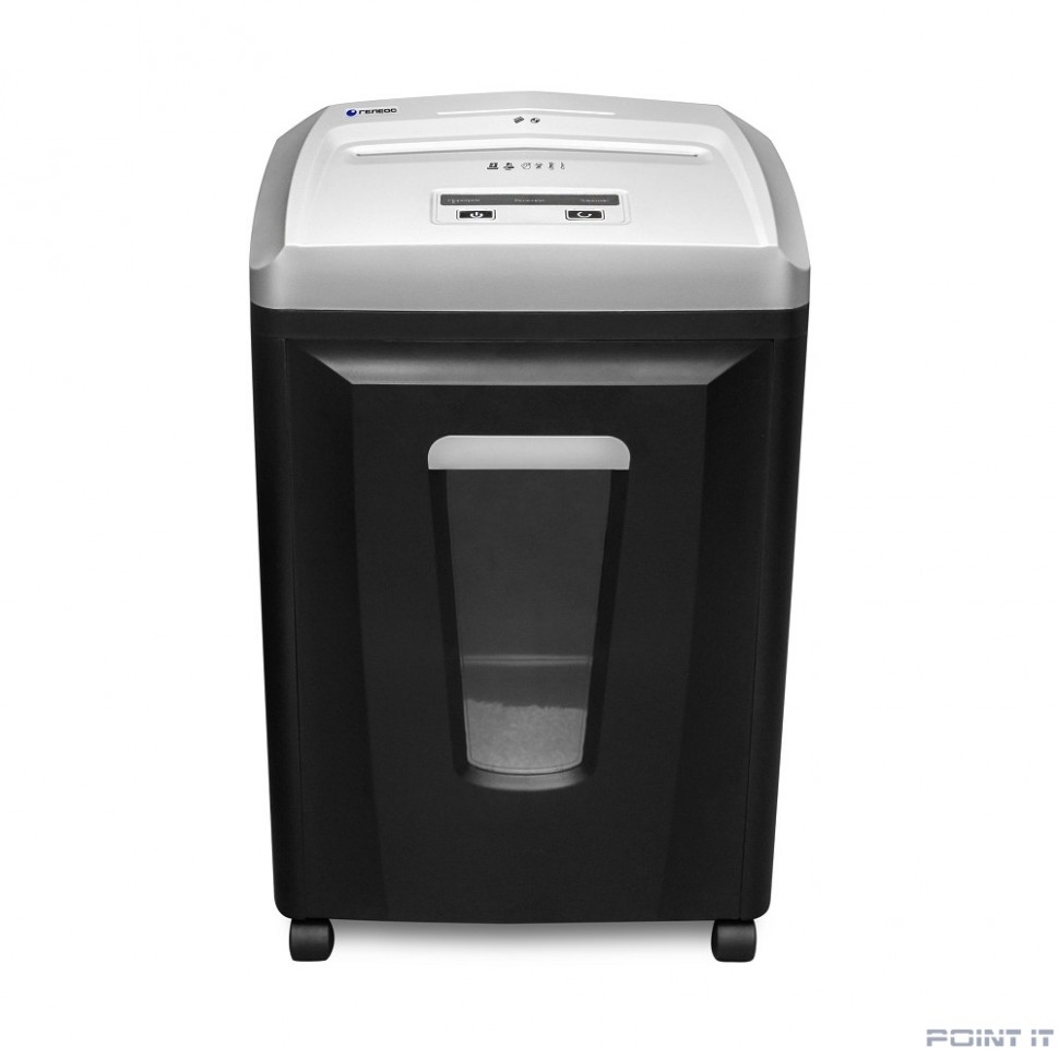 ГЕЛЕОС Уничтожитель документов УП21-7 DIN P-7 {(7 ур-нь секр.), фрагмент 0,8х2мм, 6-7 лист (70г/м2), CD/пл.карты, 23 л.}