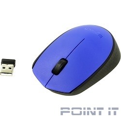 910-004640 Logitech Wireless Mouse M171, Blue 
