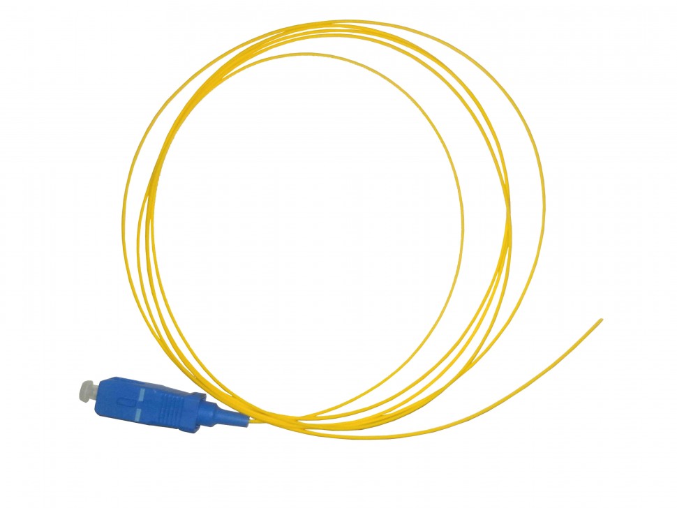 Пигтейл SC/UPC SM buffer 0.9мм 9/125, 1.5м LSZH