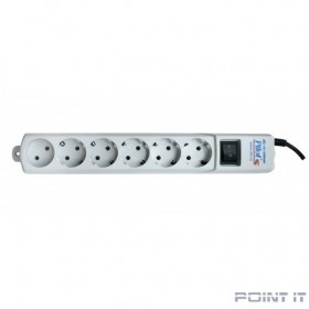 ZIS Сетевой фильтр Pilot - S {5 евро, 1 росс.} 3 м  