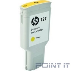 HP F9J78A Картридж HP №727, Yellow {DJ T920/T1500/2500/930/1530/2530 (300ml)}