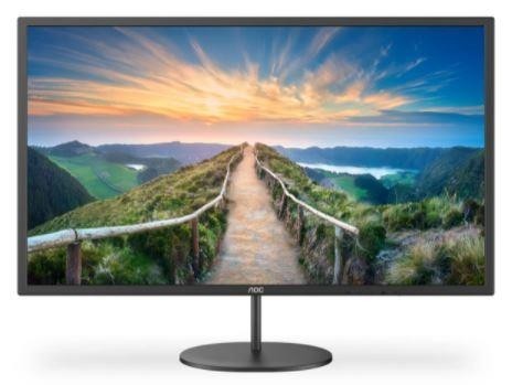 ЖК монитор AOC Q32V4/31.5"/IPS/2560x1440 16:9/75Hz/250/1200:1 Matte/4 мс/да/черный/10 кг Q32V4