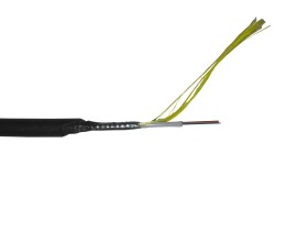 Кабель волоконно-оптический 8 (SМ - 9/125), наружный, бронированный, PE, черный, 2000м L