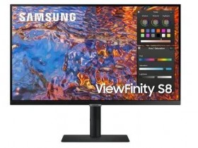 Монитор Samsung 27&quot; S27B800PXI Black, 16:9, IPS, 3840x2160, 5ms, 350cd, 60Hz, 1xHDMI, 1xDP, 3xUSB, USB-C, LAN, HAS