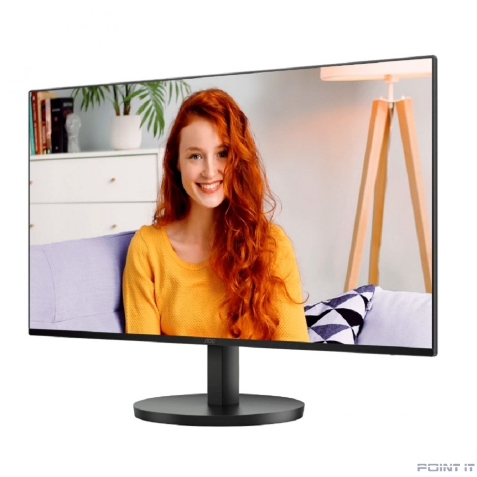 Монитор LCD AOC 27" 27B3QA2 {VA 1920x1080 100Hz 1ms 178/178 250cd 4000:1 8bit D-Sub HDMI1.4 DisplayPort1.2 AudioOut 2x2W VESA}