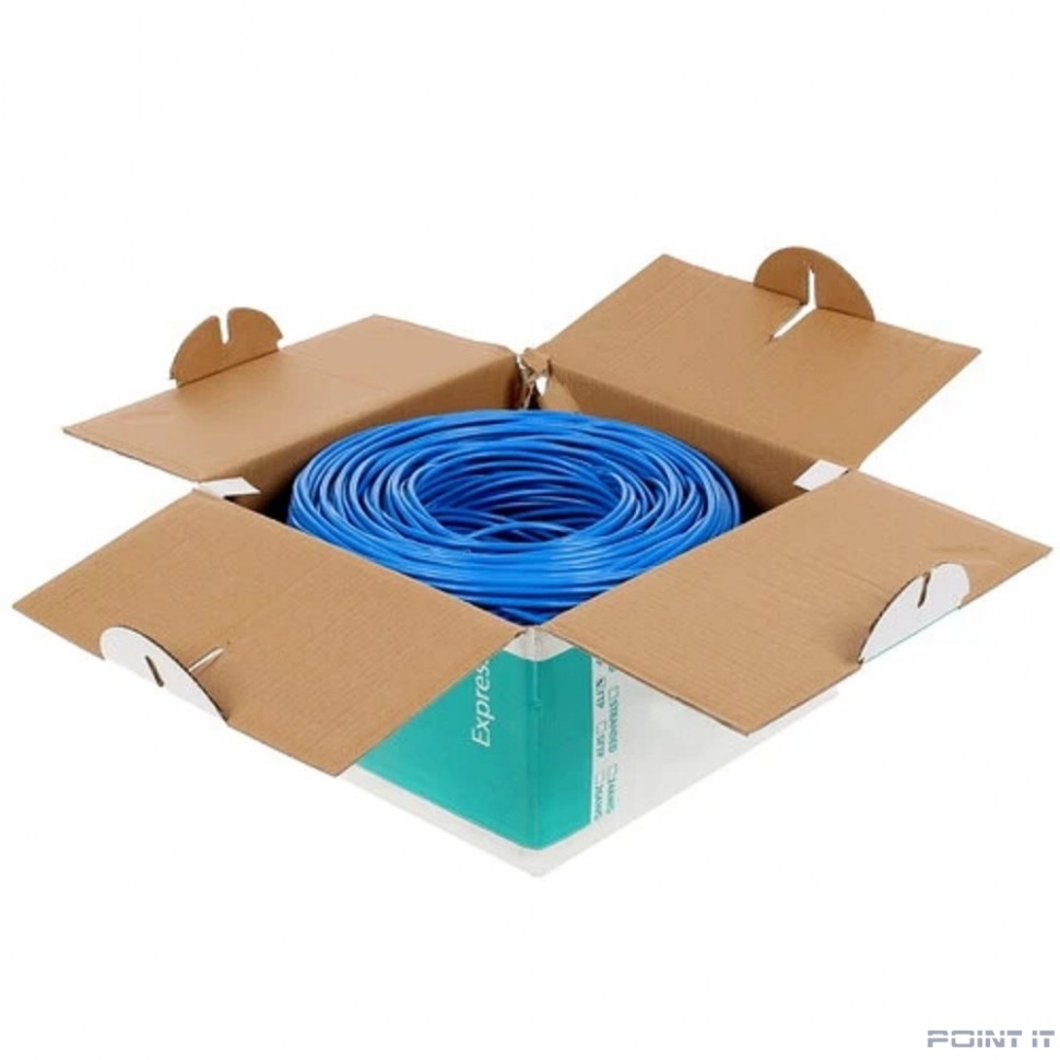 5bites Кабель Express FS5525-305B-BL витая пара FTP / SOLID / 5E / 24AWG / COPPER / PVC / BLUE / 305M
