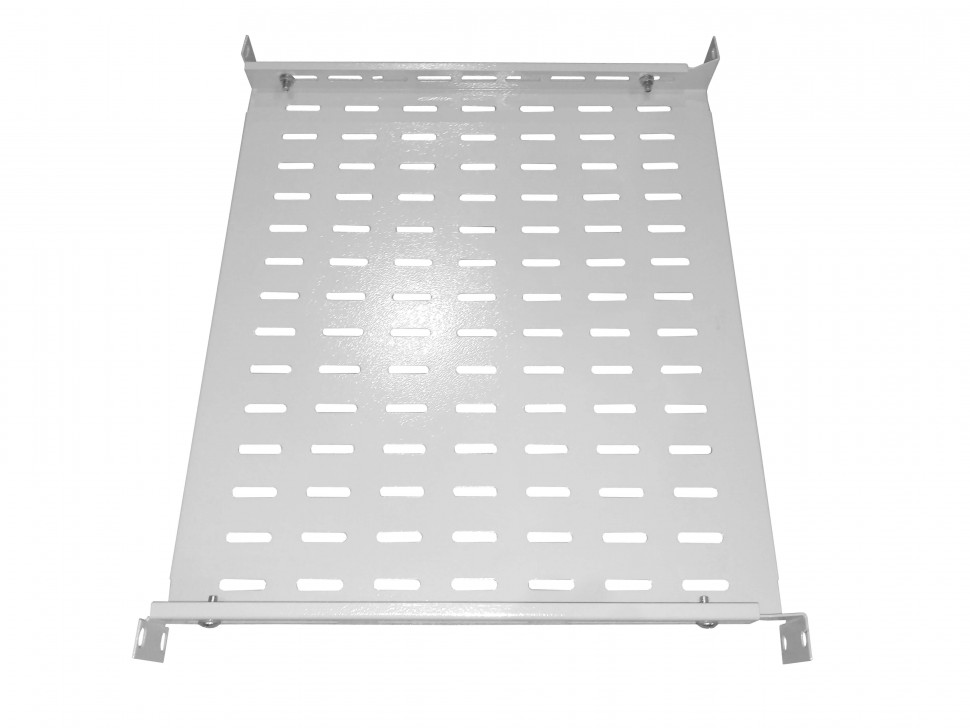 Полка для шкафа глубиной 600 (443х400), с ушками, серая, 60 кг