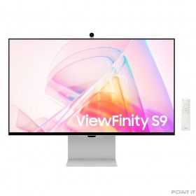 Монитор LCD Samsung 27&quot; S27C902PAI ViewFinity S9 серебристый {IPS 5120x2880 75Hz 5ms 178/178 600cd 10bit(8bit+FRC) 3xUSB-C3.0 DisplayPort(mini) Thunderbolt4.0 2x5W BT4.2 Pivot Tizen}[ls27c902paixci]