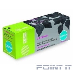 CACTUS Q6003A Картридж (CS-Q6003A) для Color LaserJet 1600/2600N/M1015/M1017,пурпурный