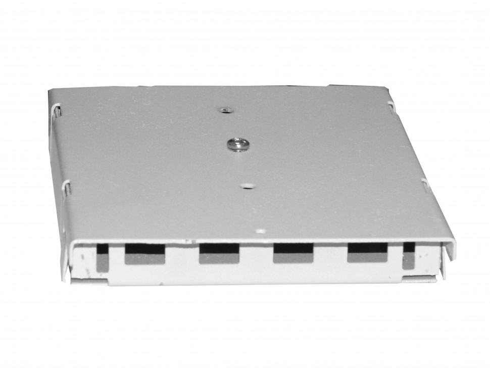 Коробка оптическая настенная 4 SC портов Simplex, ложемент для КДЗС, металлическая, (164*124*23мм Г*Ш*В)