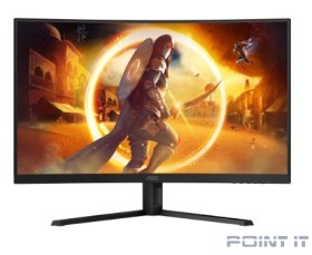 Монитор LCD AOC 31.5&quot; CQ32G4VE Black {VA curved 2560x1440 180Hz 0.5ms 178/178 300cd 2xHDMI2.0 DisplayPort1.4) 