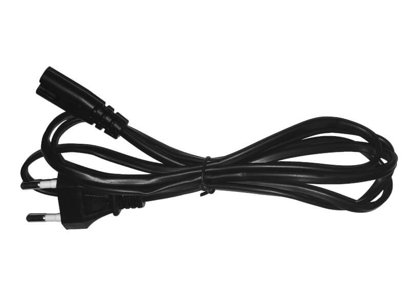 Кабель питания с вилкой 1,5м, черный, NETKO Optima L