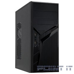 PowerCool S1007BK 450W {Тип: Midi-Tower, цвет: черный, форм-фактор: ATX, mATX, блок питания: 450 Вт, вентилятор: 120 мм, размеры: 175 x 407 x 362 мм, дополнительно: USB x2, наушники, микрофон}