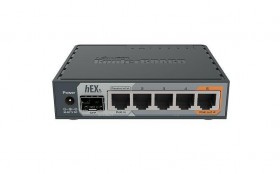 Маршрутизатор 10/100/1000M 5PORT HEX S RB760IGS MIKROTIK