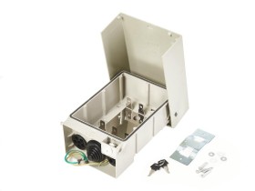 Коробка распределительная на 3 плинта заземленная, наружная (24*Г10*16,7см)