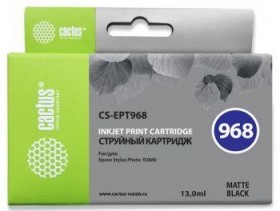 Картридж MATTE BLACK 13ML CS-EPT968 CACTUS