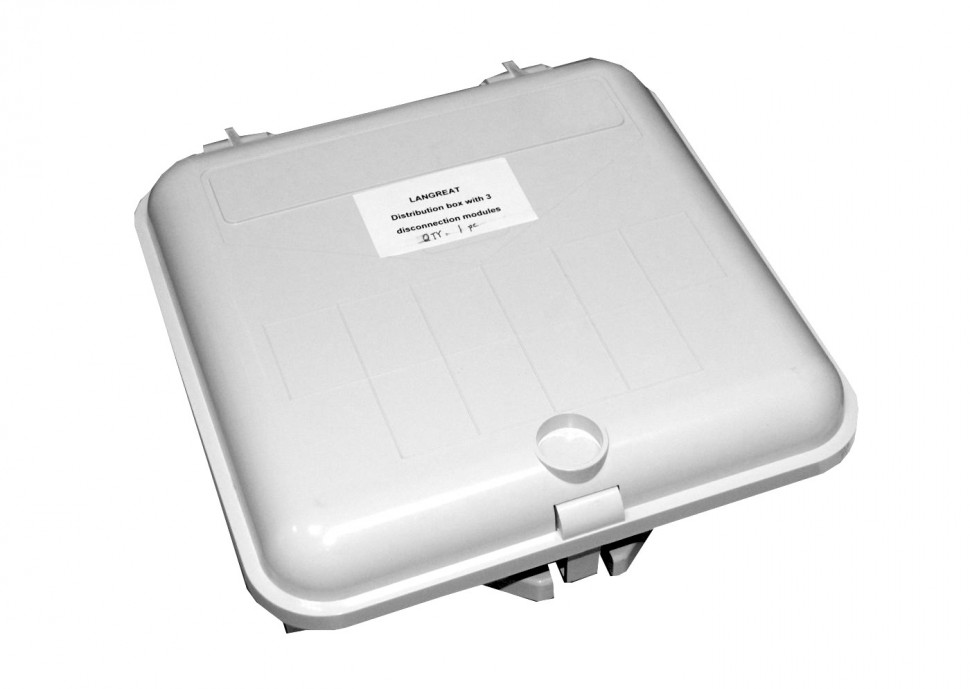 Коробка распределительная на 3 плинта на защёлке, тип POUYET