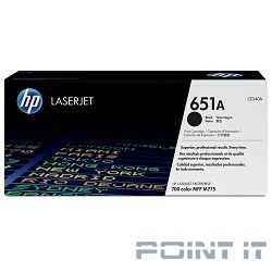 HP CE340A Картридж 651A ,Black{LaserJet 700 Color MFP 775, Black, (13500стр.)}