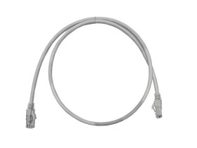 Патч-корд UTP4 cat.6a, 1.0м, литой коннектор, серый, LSZH, NETKO Expert CKC