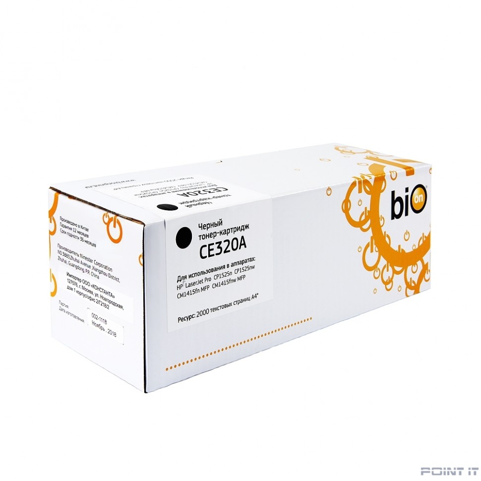 Bion CE320A Картридж для принтеров HP LaserJet CP1525 черный 2000 стр. [Бион]