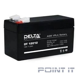 Delta DT 12012 (1.2 А\ч, 12В) свинцово- кислотный аккумулятор