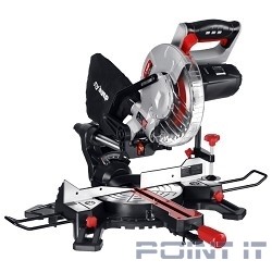 ЗУБР "МАСТЕР" Пила торцовочная [ЗПТ-210-1600 ПЛ] { 210 мм, 1600 Вт, 5000 об/мин, лазер, удлинители стола }