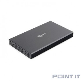 Gembird EE2-U3S-55 Внешний корпус 2.5&quot; чёрный, USB 3.0, SATA, до 2 Тб, алюминий