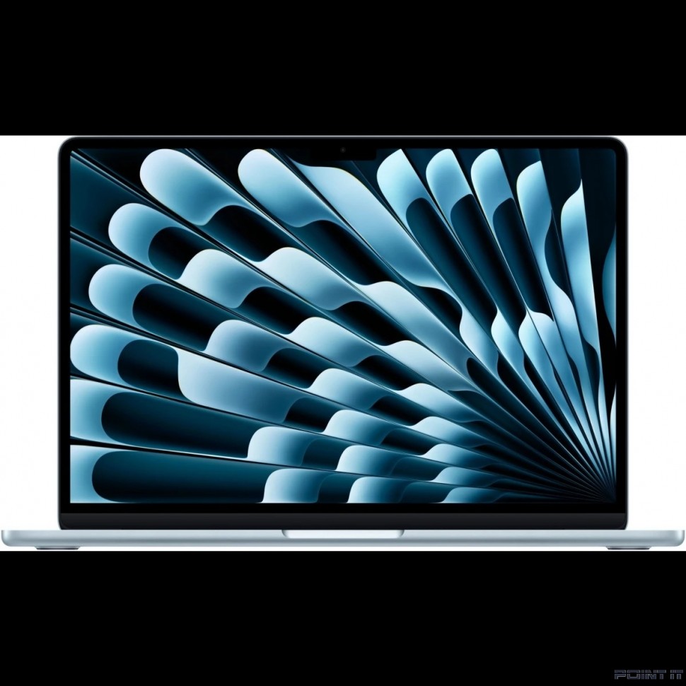 Ноутбук Apple MacBook Air 13-inch 2025 [MC6U4LL/A] (КЛАВ.РУС.ГРАВ.) Sky Blue 13.6" Liquid Retina {(2560x1600) M4 10C CPU 10C GPU/16GB/512GB SSD/рекоменд.переходник 11065944} (A3240)