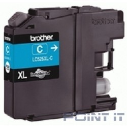 Brother LC525XLC Картридж ,Cyan{DCP-J100/J105/J200, Cyan, (1300стр.)}