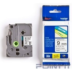 Brother TZE-221(S) Картридж с лентой (9 мм черный текст на белом фоне) (TZE221)