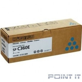 Ricoh 408189 Принт-картридж SP C360E голубой SPC360/361  (1500 страниц)(408189)