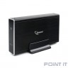 Gembird EE3-U3S-80 Внешний корпус 3.5" чёрный, USB 3.0, SATA, HDD/SSD, до 2 Тб, алюминий