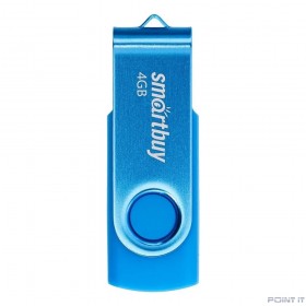Smartbuy USB Drive 4GB Twist Blue (SB004GB2TWB)